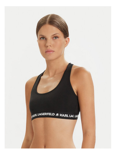 KARL LAGERFELD Сутиен-топ A1W47007 Черен