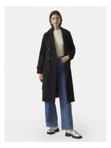 Vero Moda Преходно палто Fortuneaya 10289870 Черен Regular Fit