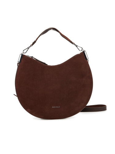 Coccinelle Дамска чанта QKG Coccinellesunup Suede E1 QKG 13 01 01 Кафяв