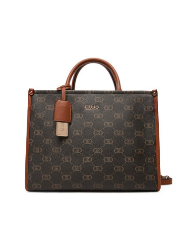 Liu Jo Дамска чанта Ecs M Tote AF5206 E0668 Кафяв
