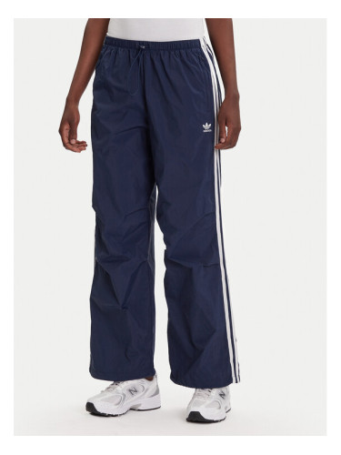 adidas Долнище анцуг 3-Stripes JD3127 Тъмносин Loose Fit