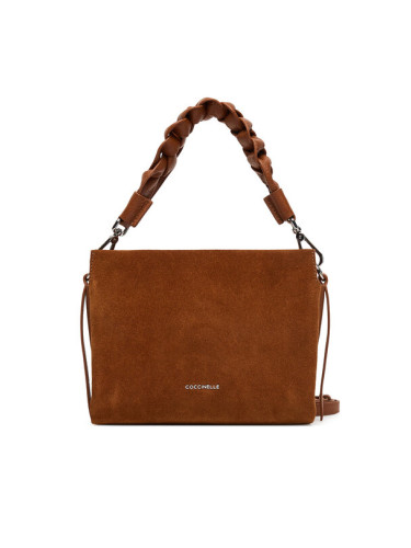 Coccinelle Дамска чанта P6P Boheme Suede Bimaterial E1 P6P 58 01 01 Кафяв