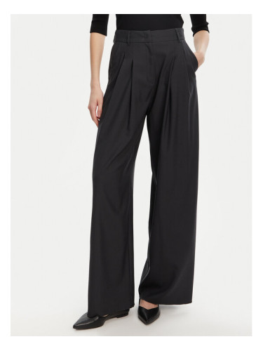 Marella Панталони тип палацо Ulzio 2523136095 Сив Wide Leg