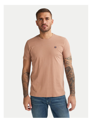 Petrol Industries Тишърт M-ROS-TSR002 Бежов Regular Fit