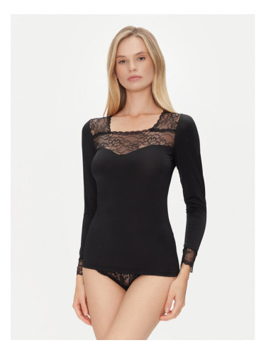 Ysabel Mora Тениска на пижама 19049 Черен Slim Fit