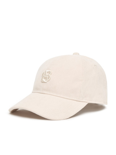 Шапка с козирка BOSS 50544419 Бял