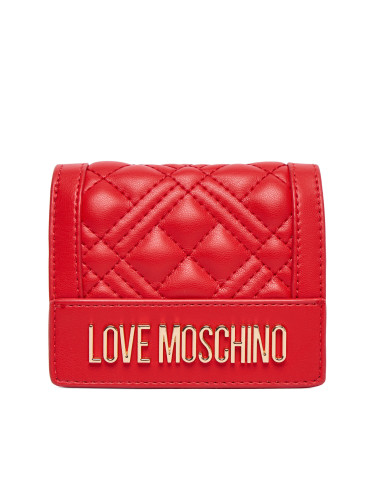 Портфейл LOVE MOSCHINO JC5601PP0NLA0500 Червен