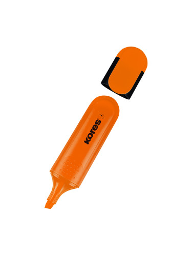 Текст маркер Kores оранжев