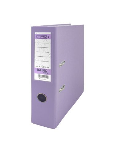 Класьор GRAFOS BASIC PP A4 8см лилав