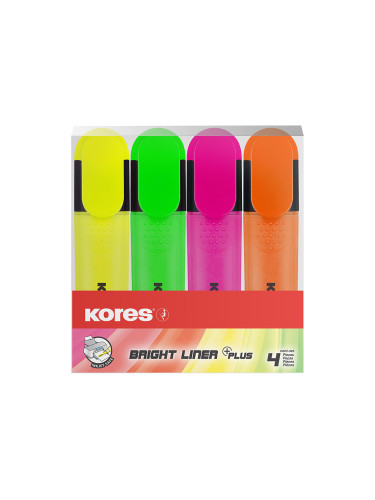 Текст маркер Kores 4 цвята