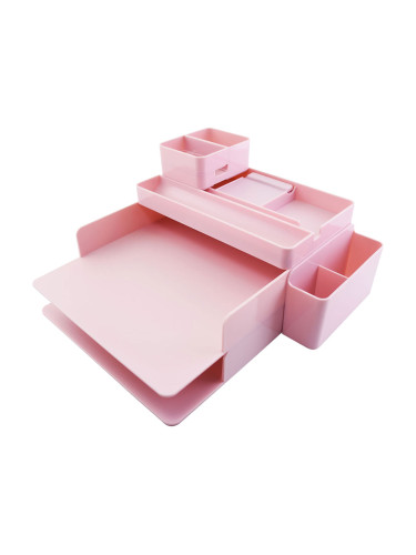 Органайзер за бюро OfBox Minimal розов