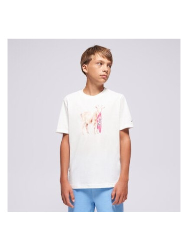 Jordan Тениска Jdb Mj Flt Goat Ss Crew Boy детски Дрехи Тениски 95F314-001 Бял