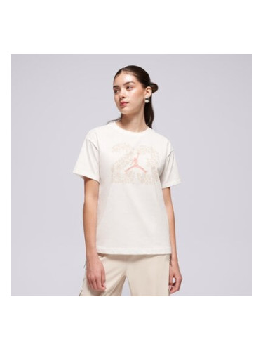 Jordan Тениска Jdg 23 Floral Ss Tee Girl детски Дрехи Тениски 45F261-782 Кремав