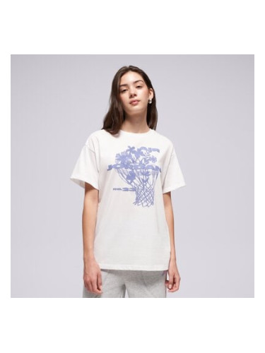 Jordan Тениска Jdg Jordan 23 Flowers Ss Tee Girl детски Дрехи Тениски 45F165-001 Бял