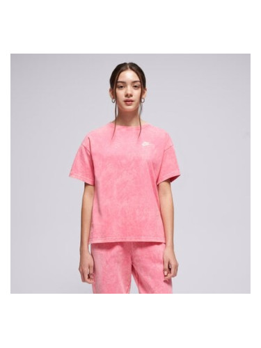 Nike Тениска K Nsw Club Wash Tee Girl детски Дрехи Тениски IH3584-684 Розов