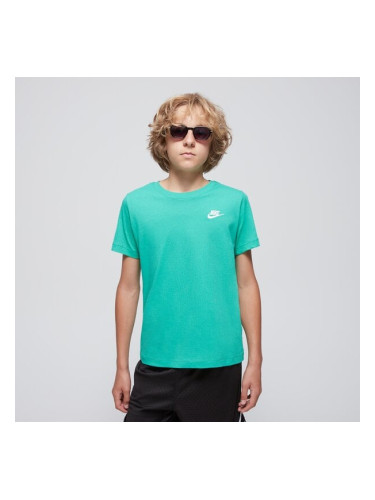 Nike Тениска K Nsw Tee Emb Futura Lbr Boy детски Дрехи Тениски FZ5177-324 Зелен