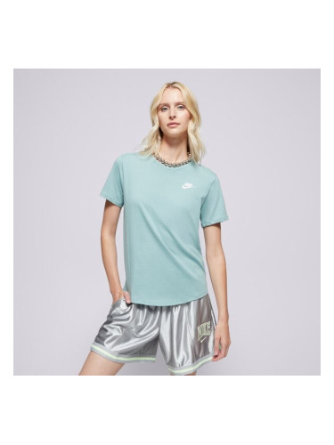 Nike Тениска W Nsw Club Ss Tee дамски Дрехи Тениски DX7902-017 Зелен