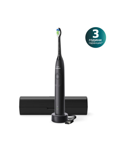 Електрическа четка за зъби Next-Generation с калъф Philips Sonicare Серия 5300, черна 