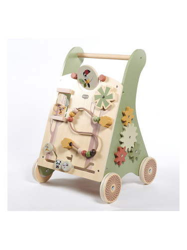 Дървена проходилка за бутане с активности Boho Chic Tiny Love, 18м+