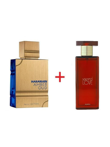 Промоция Парфюм Al Haramain Amber Oud Bleu Edition и Ajmal Sacred Love