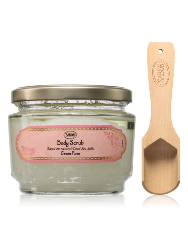 Sabon Medium Green Rose пилинг за тяло 320 гр.