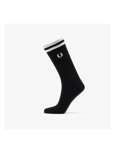 Чорапи FRED PERRY Tipped Sports Sock Black/ Snow White 6-9