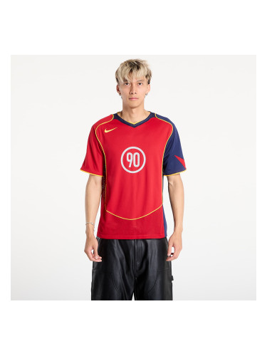 Джърси Nike Total 90 Men's Dri-FIT Soccer Jersey Gym Red/ Midnight Navy/ University Gold L