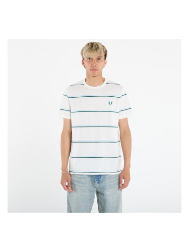 Тениска FRED PERRY Fine Stripe T-Shirt Snow White L