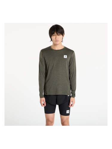 Тениска SAYSKY Statement Pace Long Sleeve Green L