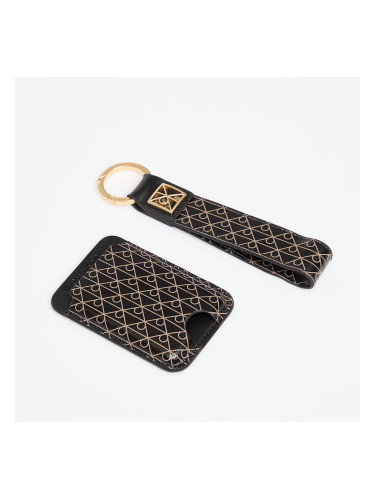 Портфейл Calvin Klein Emblem Aop Key Fob + Cardholder Black Universal