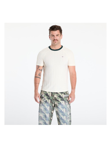 Тениска adidas x Clot Rib T-Shirt by Edison Chen Cream White/ Green Night/ Gum 2 M