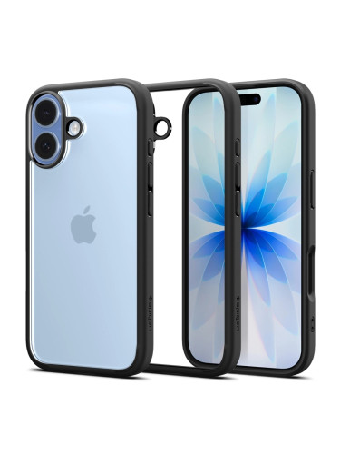 Оригинален кейс Spigen Ultra Hybrid, За iPhone 17 (6.3), Черен