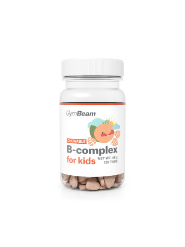 GYM BEAM - Chewable B-Complex for Kids Apricot - 120 Tablets
