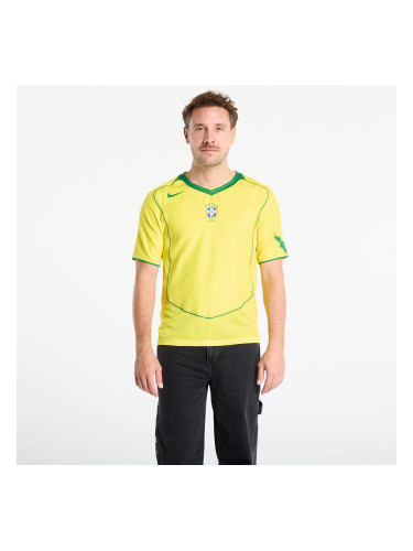 Фланелка Nike Men's Soccer Replica Jersey Brazil 2004 Total 90 Reissue Opti Yellow/ Apple Green/ Apple Green M