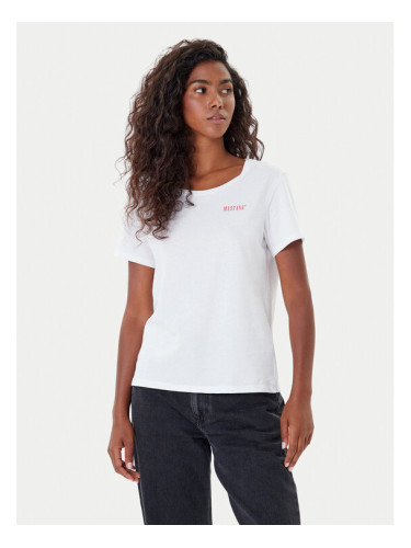 Mustang Тишърт Alma 1016748 Бял Regular Fit