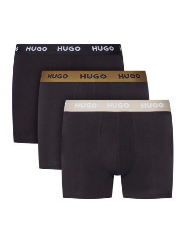 HUGO Комплект 3 чифта боксерки 50532613 Черен