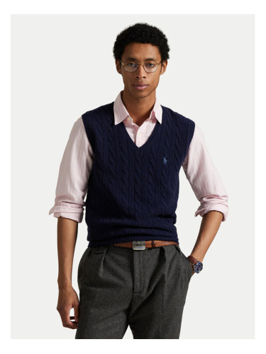 Polo Ralph Lauren Пуловер 710974166001 Тъмносин Regular Fit