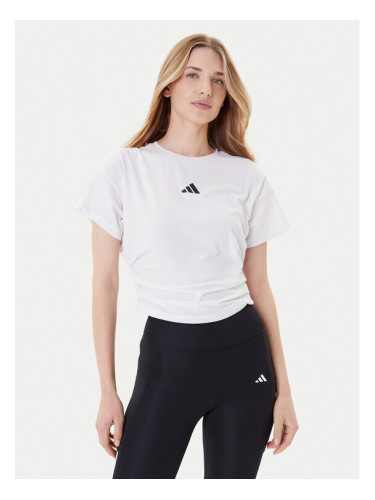 adidas Тишърт Power JX1194 Бял Regular Fit