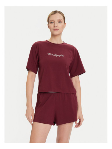 KARL LAGERFELD Пижама A4W45012 Бордо Regular Fit