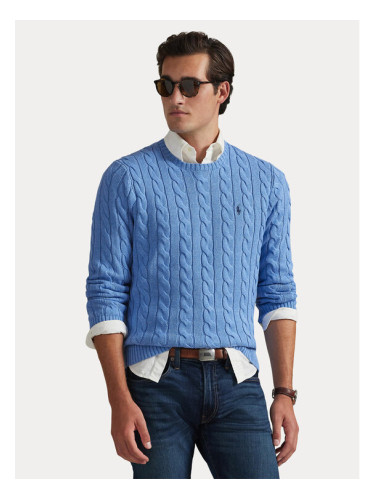 Polo Ralph Lauren Пуловер 710775885006 Син Regular Fit