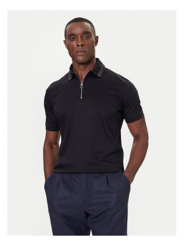 Paul&Shark Тениска с яка и копчета 15311737 Тъмносин Regular Fit