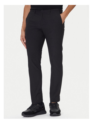 BOSS Текстилни панталони T_Commuter 50544245 Черен Slim Fit