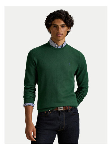 Polo Ralph Lauren Пуловер 710918163521 Зелен Regular Fit