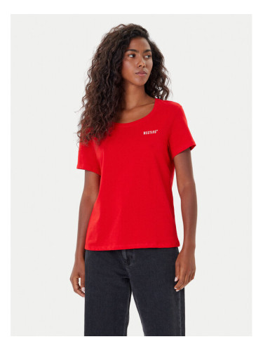 Mustang Тишърт Alma 1016748 Червен Regular Fit