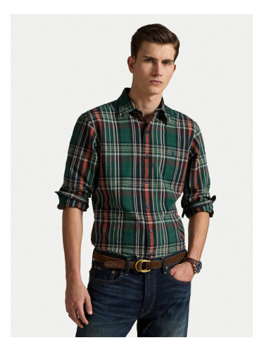 Polo Ralph Lauren Риза 710P00524002 Зелен Custom Fit