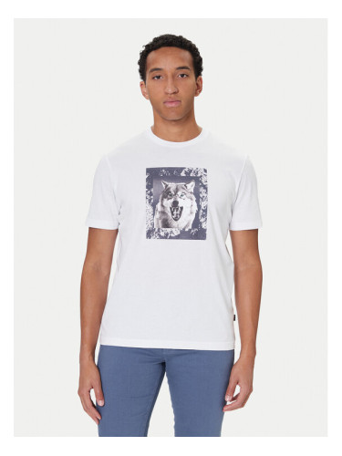 BOSS Тишърт Lupo 50554615 Бежов Regular Fit