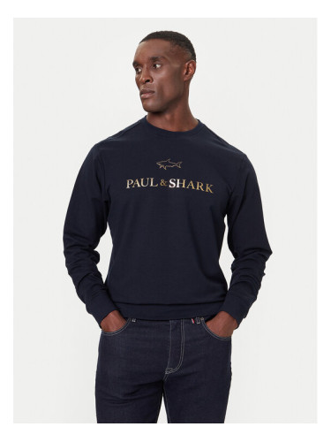 Paul&Shark Суитшърт 15311822 Тъмносин Regular Fit