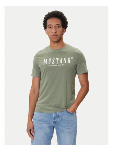 Mustang Тишърт Austin 1016853 Зелен Regular Fit
