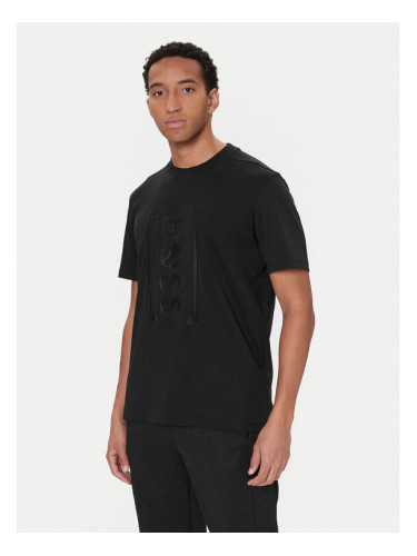 BOSS Тишърт Iconic TL 50543905 Черен Relaxed Fit