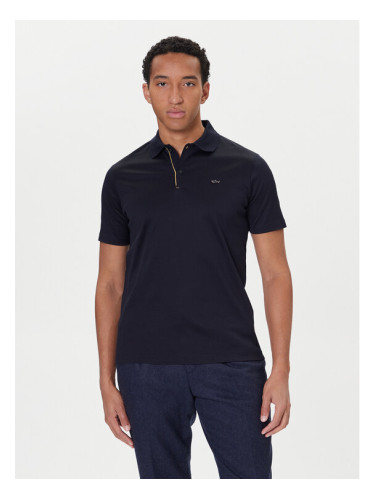 Paul&Shark Тениска с яка и копчета 15311726 Тъмносин Regular Fit